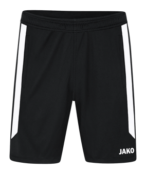 JAKO Power Short Kids Schwarz Weiss F802 - schwarz