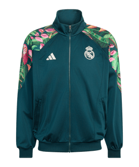adidas Real Madrid Farm Jacke Grün - gruen