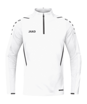 JAKO Challenge Ziptop Weiss Grau (002) - weiss