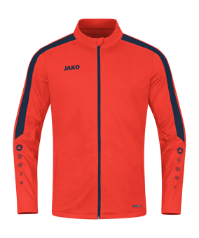 JAKO Power Polyesterjacke Kids Orange Blau F375 - orange