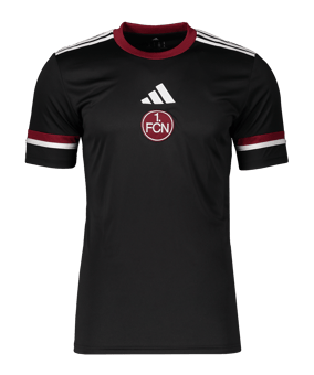 adidas 1. FC Nürnberg Prematch T-Shirt 2025/2026 Kids Schwarz - schwarz