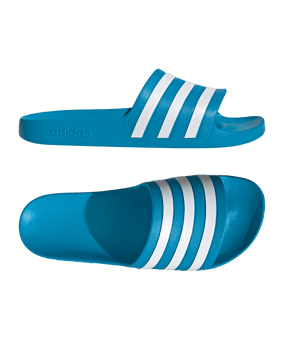 adidas Adilette Aqua Badelatsche (FY8047) - blau