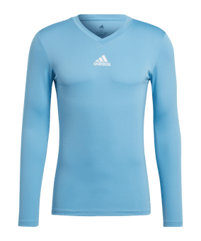 adidas Team Base Tee Unterhemd langarm (GN7507) - blau