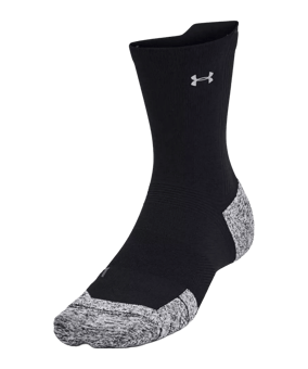 Under Armour Ad Run Cushion 1Pk Mid Socken Schwarz - schwarz