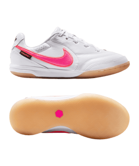 Nike Tiempo Streetgato IN Breakout Kids Weiß F901 - rosa