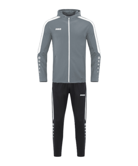 JAKO Power Hooded Trainingsanzug Grau F840 - grau