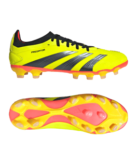 adidas Predator Pro MG Energy Citrus Gelb Schwarz Rot - gelb