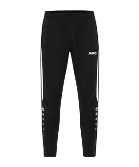 JAKO Power Trainingshose Kids Schwarz Weiss F802 - schwarz