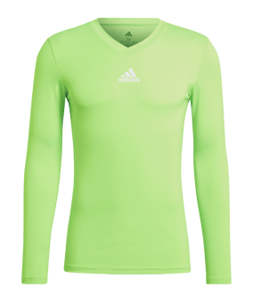adidas Team Base Tee Unterhemd langarm (GN7505) - gruen