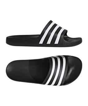 adidas Adilette Aqua Badelatsche (F35543) - schwarz