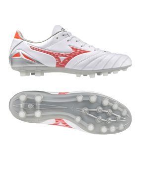 Mizuno Morelia Neo IV AG Charge Weiss Rot F60 - weiss