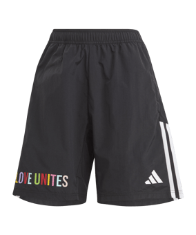 adidas Pride Tiro Downtime Short Schwarz - schwarz