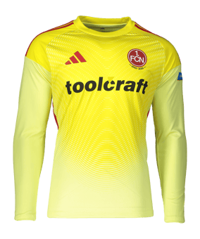 adidas 1. FC Nürnberg Torwarttrikot 2025/2026 Gelb - gelb