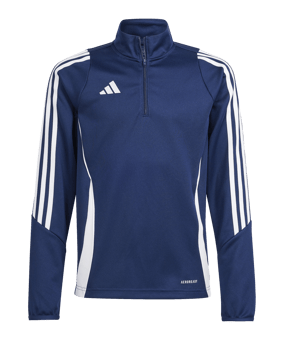 adidas Tiro 24 Trainingstop Kids Blau Weiss - blau