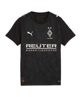 PUMA Borussia Mönchengladbach Trikot 3rd 2025/2026 Kids Schwarz F03 - schwarz