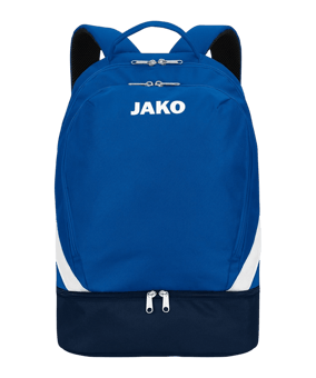 JAKO Iconic Rucksack mit Bodenfach Blau F403 - blau