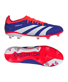 adidas Predator Pro FG Advancement Weiss Rot - weiss