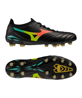 Mizuno Morelia Neo V Beta Elite FG Bright Black Schwarz F00 - schwarz