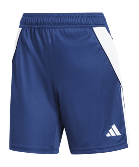 adidas Tiro 24 Training Short Damen Blau Weiss - blau
