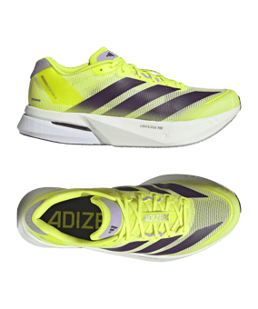 adidas Adizero Boston 13 Laufschuh Gelb - gelb
