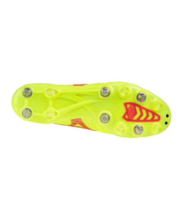Mizuno Morelia Neo IV Alpha Made in Japan Mix Dyna Gelb Rot Gelb F45 - gelb