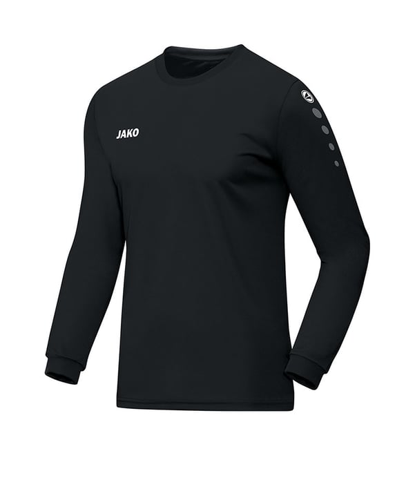JAKO Team Trikot langarm Kinder (008) - schwarz