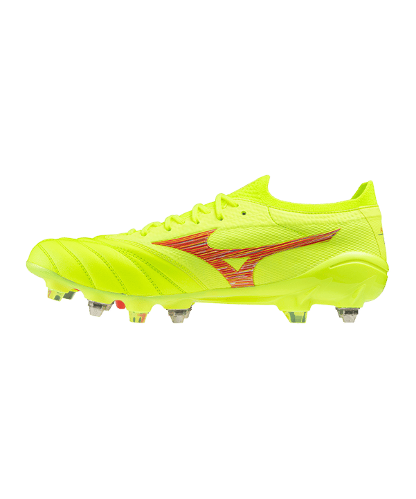Mizuno Morelia Neo IV Alpha Made in Japan Mix Dyna Gelb Rot Gelb F45 - gelb