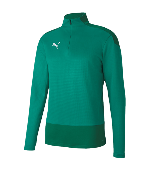 PUMA teamGOAL 23 Training 1/4 Zip Top (005) - gruen