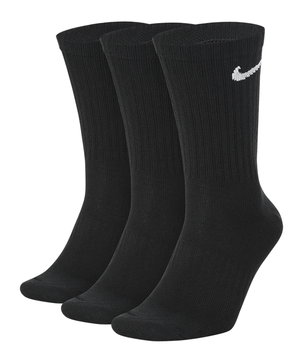 NIKE Everyday Lightweight 3er-Pack Socken (010) - schwarz