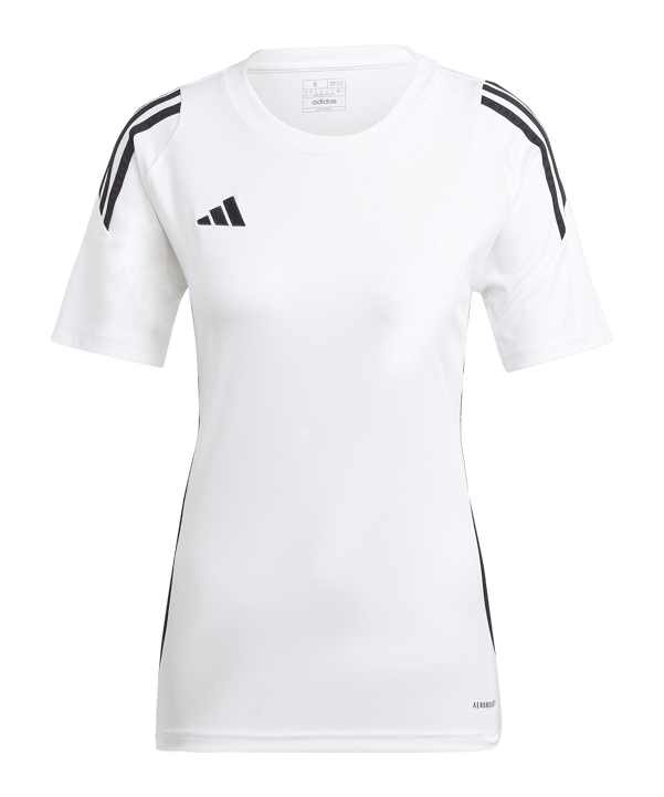 adidas Tiro 24 Trikot Damen Weiss Schwarz - weiss