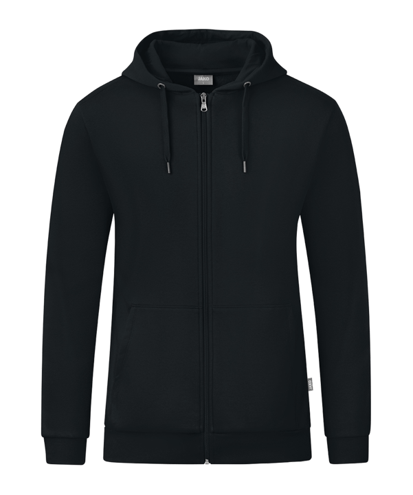 JAKO Organic Kapuzenjacke Schwarz (800) - schwarz