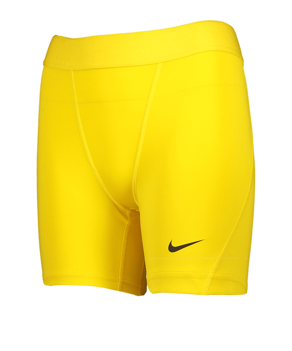 Nike Pro Strike Short Damen Gelb Schwarz (719) - gelb