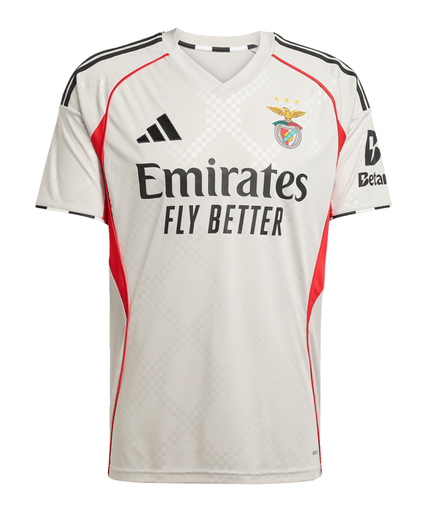 adidas Benfica Lissabon Trikot Away 2025/2026 Beige - beige