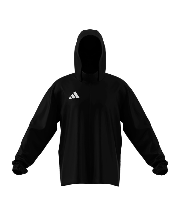 adidas Entrada 26 Regenjacke Schwarz - schwarz
