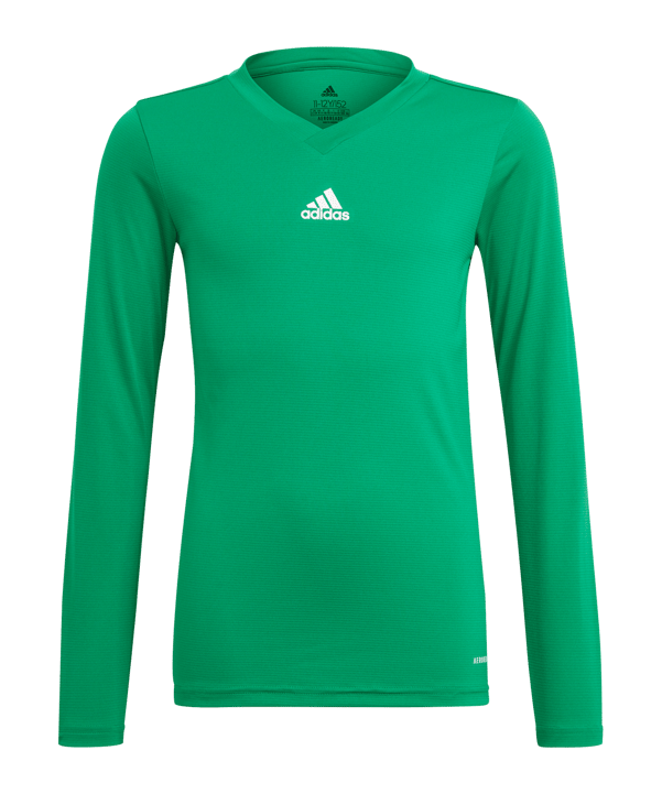adidas Team Base Tee Unterhemd langarm Kinder (GN7515) - gruen