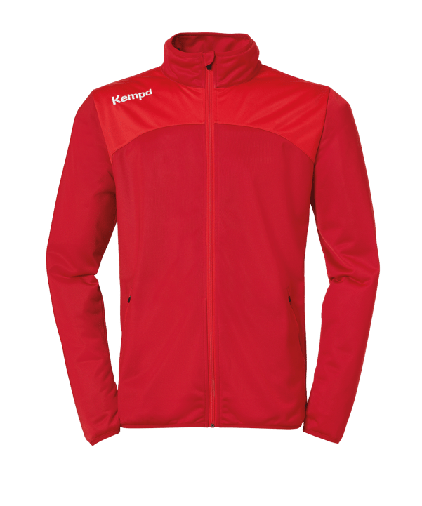 Kempa  Emotion 2.0 Poly Full Zip Jacke Kids F03 - rot