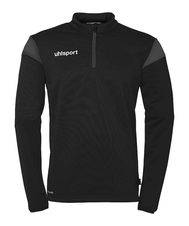 Uhlsport Squad 27 HalfZip Sweatshirt Schwarz Grau F11 - schwarz