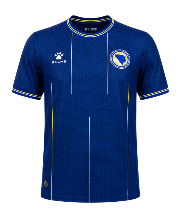 Kelme BIH Bosnien Herzegowina Trikot Home WM 2026 Dunkelblau - blau