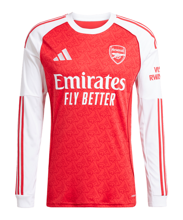 adidas FC Arsenal London Langarm Trikot Home 2025/2026 Rot - rot