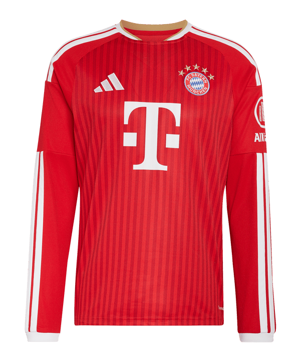 adidas FC Bayern München Trikot Langarm Home 2026/2027 Rot - rot