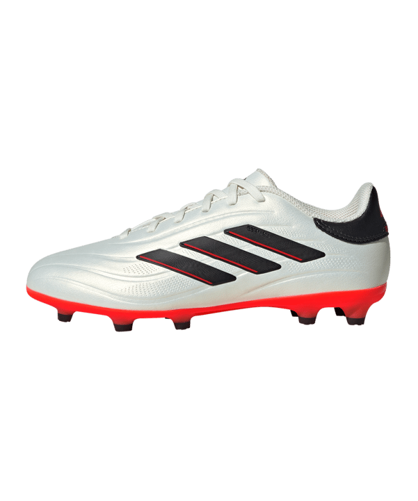 adidas COPA Pure 2 League FG Solar Energy Kids Weiss Schwarz Rot - weiss