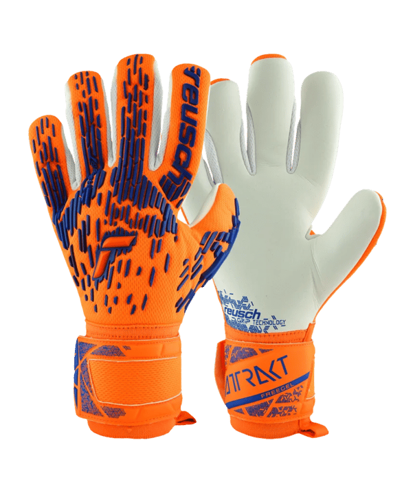 Reusch Attrakt Freegel Silver TW-Handschuhe Night Spark 2024 Orange Blau F2210 - orange