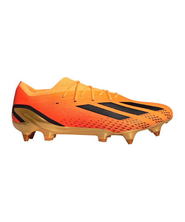 adidas X Speedportal.1 SG Heatspawn Orange Gold Schwarz - gold