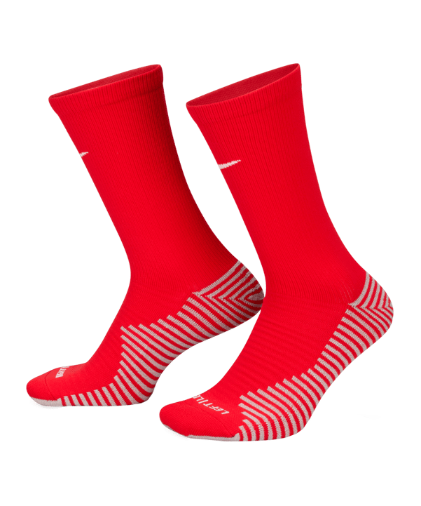 Nike Strike Crew Socken Rot Weiss F657 - rot