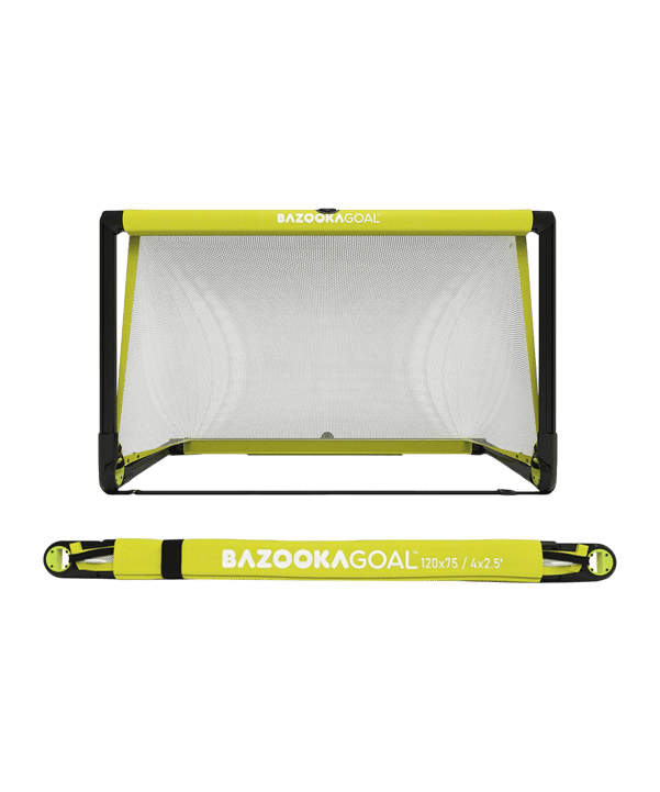 BAZOOKAGOAL CLASSIC PVC | 120x75cm | Gelb Weiß - gelb