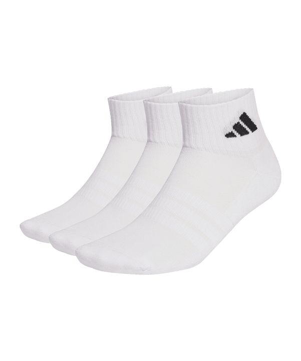 adidas Ankle 3er Pack Socken Weiß - weiss