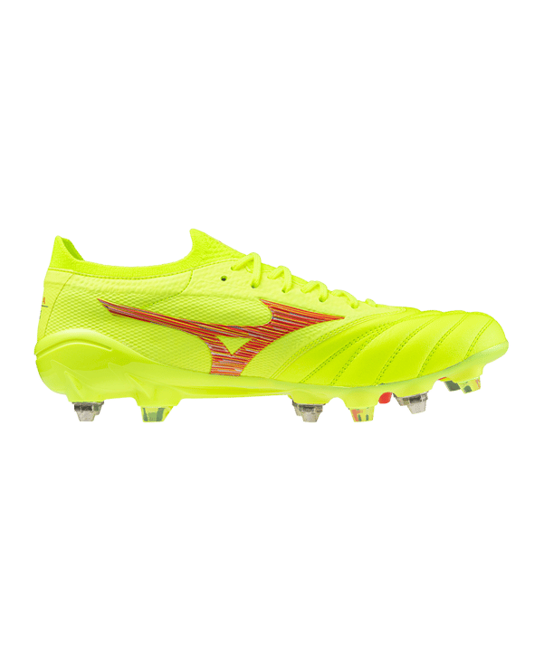 Mizuno Morelia Neo IV Alpha Made in Japan Mix Dyna Gelb Rot Gelb F45 - gelb