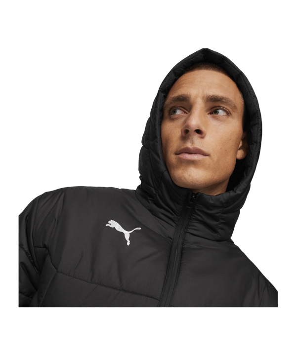PUMA teamFINAL Bench Jacke Schwarz F03 - schwarz