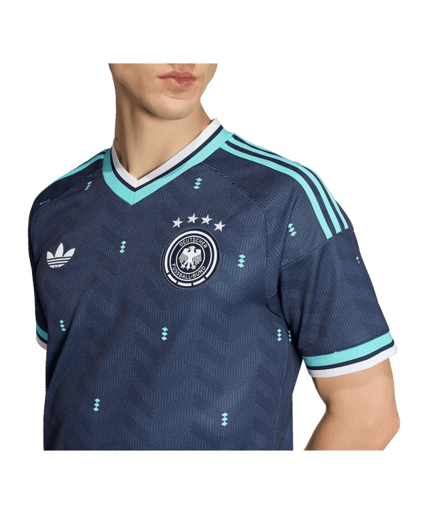 adidas DFB Deutschland Trikot Away WM 2026 Blau - blau