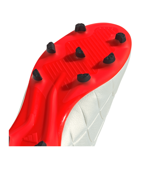 adidas COPA Pure 2 League FG Solar Energy Kids Weiss Schwarz Rot - weiss